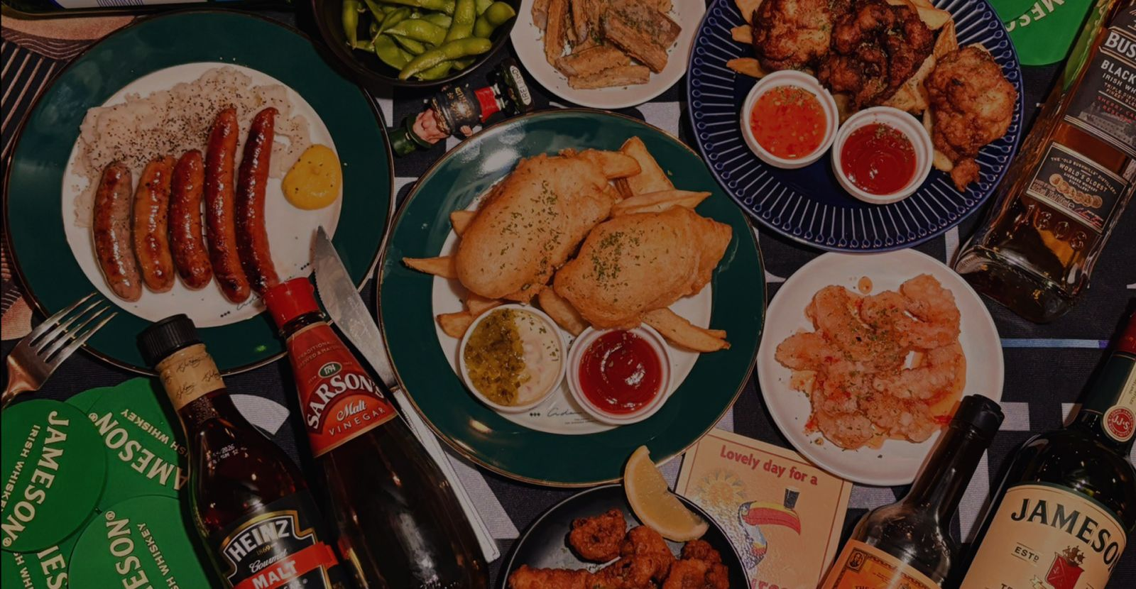 Food and drink at the shop